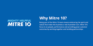 There’s some ways to construct your profession in retail at Mitre 10