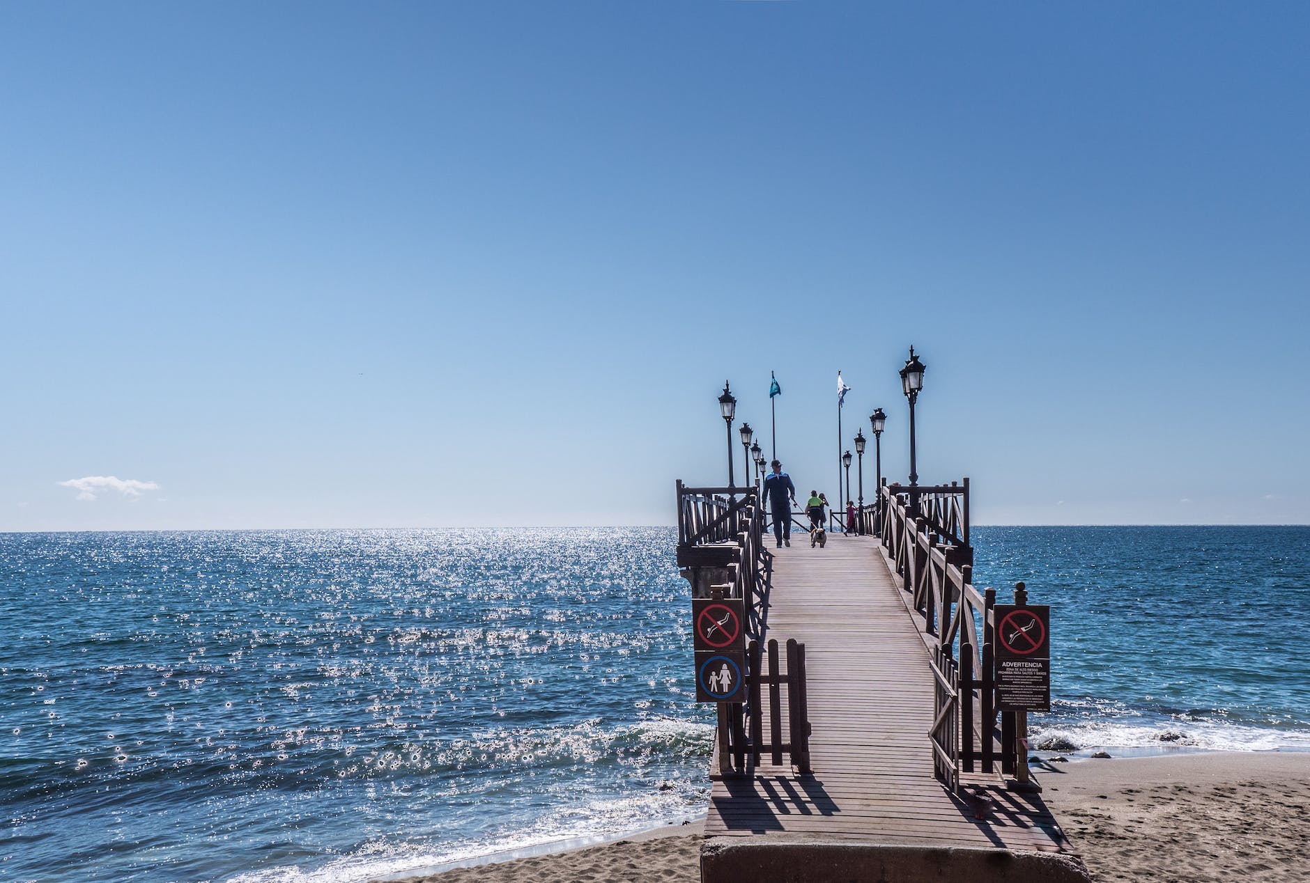 beach blue coast dawn